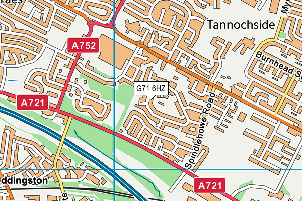 G71 6HZ map - OS VectorMap District (Ordnance Survey) G71 6HZ map - OS VectorMap District (Ordnance Survey)