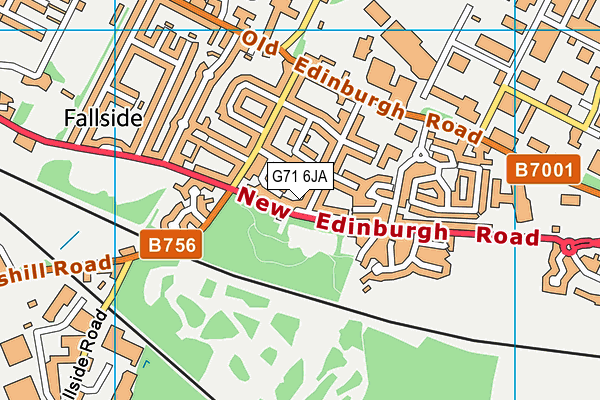 G71 6JA map - OS VectorMap District (Ordnance Survey) G71 6JA map - OS VectorMap District (Ordnance Survey)
