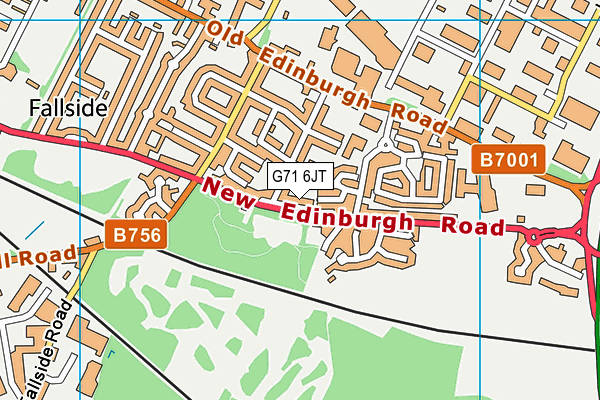 G71 6JT map - OS VectorMap District (Ordnance Survey) G71 6JT map - OS VectorMap District (Ordnance Survey)