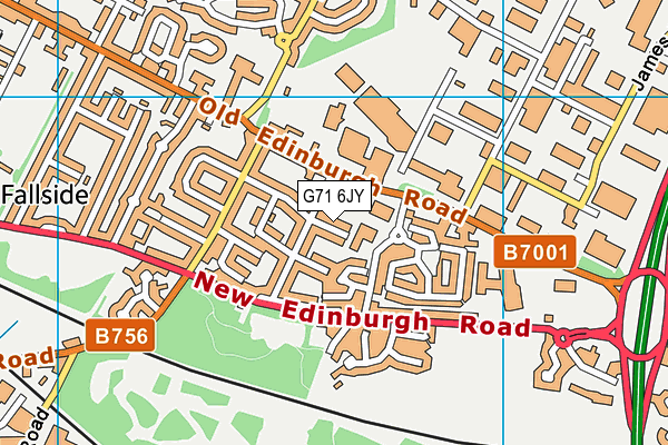 G71 6JY map - OS VectorMap District (Ordnance Survey) G71 6JY map - OS VectorMap District (Ordnance Survey)