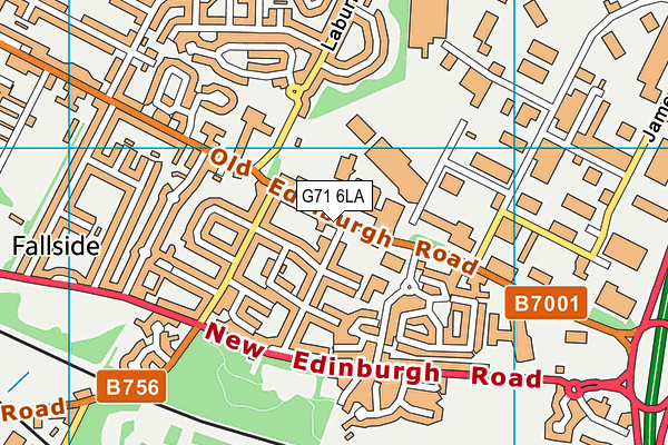 G71 6LA map - OS VectorMap District (Ordnance Survey) G71 6LA map - OS VectorMap District (Ordnance Survey)
