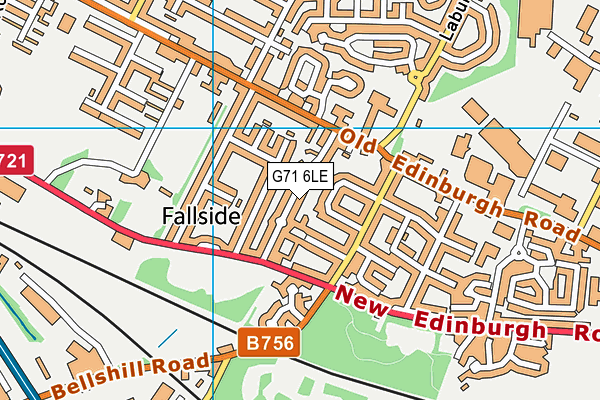 G71 6LE map - OS VectorMap District (Ordnance Survey) G71 6LE map - OS VectorMap District (Ordnance Survey)