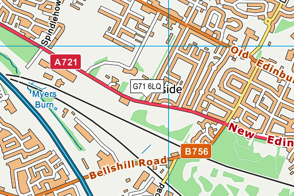 G71 6LQ map - OS VectorMap District (Ordnance Survey) G71 6LQ map - OS VectorMap District (Ordnance Survey)