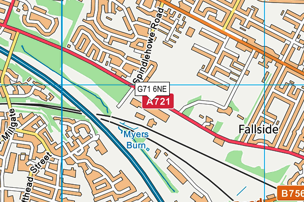 G71 6NE map - OS VectorMap District (Ordnance Survey) G71 6NE map - OS VectorMap District (Ordnance Survey)