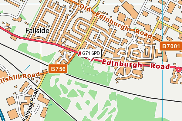 G71 6PD map - OS VectorMap District (Ordnance Survey) G71 6PD map - OS VectorMap District (Ordnance Survey)