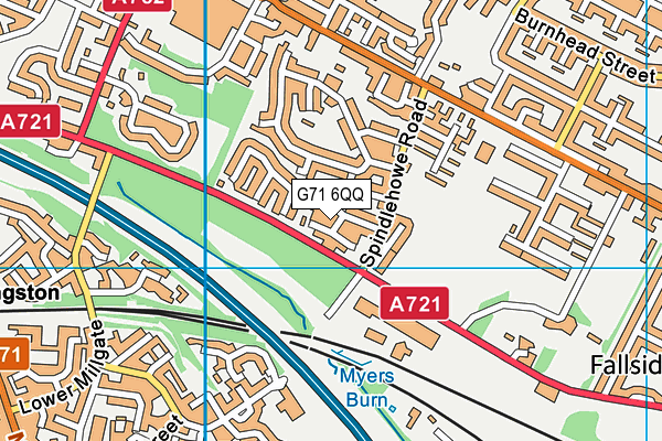 G71 6QQ map - OS VectorMap District (Ordnance Survey) G71 6QQ map - OS VectorMap District (Ordnance Survey)