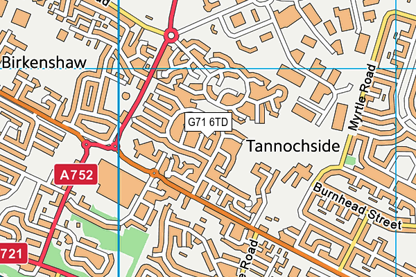 G71 6TD map - OS VectorMap District (Ordnance Survey) G71 6TD map - OS VectorMap District (Ordnance Survey)