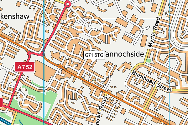 G71 6TG map - OS VectorMap District (Ordnance Survey) G71 6TG map - OS VectorMap District (Ordnance Survey)