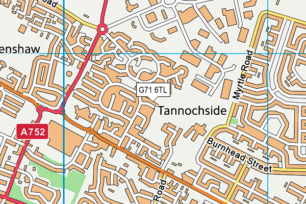 G71 6TL map - OS VectorMap District (Ordnance Survey) G71 6TL map - OS VectorMap District (Ordnance Survey)