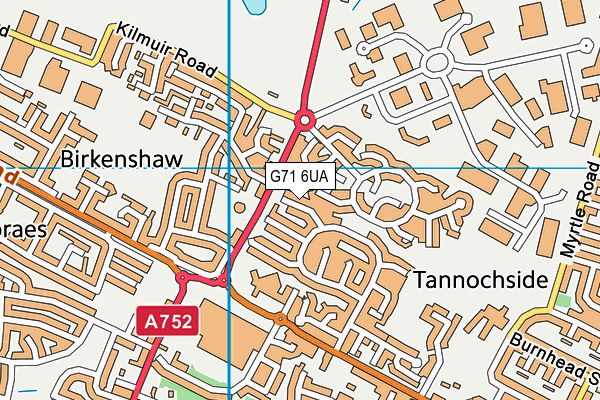 G71 6UA map - OS VectorMap District (Ordnance Survey) G71 6UA map - OS VectorMap District (Ordnance Survey)