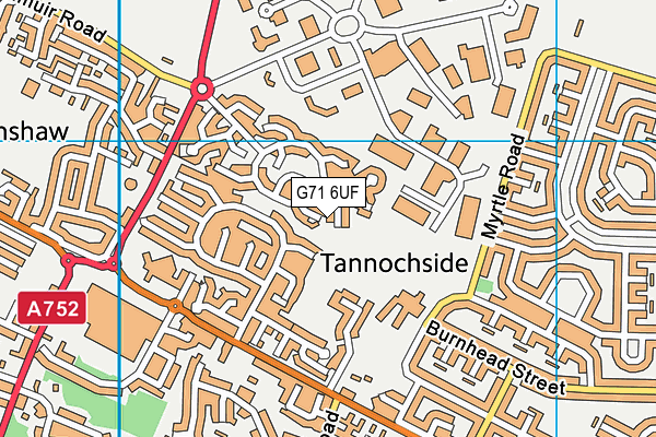 G71 6UF map - OS VectorMap District (Ordnance Survey) G71 6UF map - OS VectorMap District (Ordnance Survey)