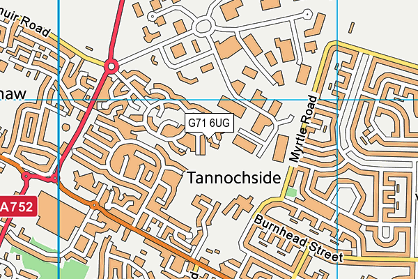 G71 6UG map - OS VectorMap District (Ordnance Survey) G71 6UG map - OS VectorMap District (Ordnance Survey)