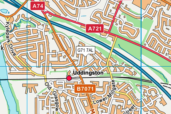 G71 7AL map - OS VectorMap District (Ordnance Survey) G71 7AL map - OS VectorMap District (Ordnance Survey)