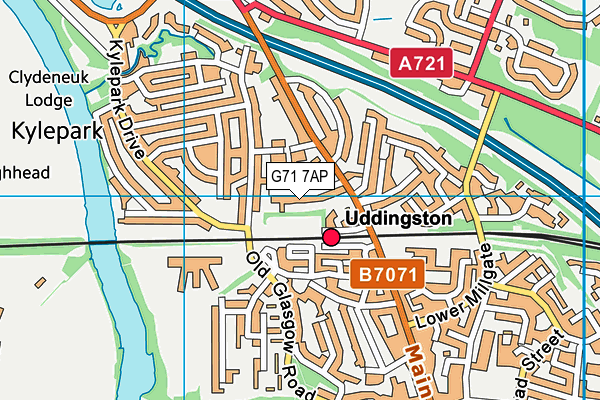 G71 7AP map - OS VectorMap District (Ordnance Survey) G71 7AP map - OS VectorMap District (Ordnance Survey)