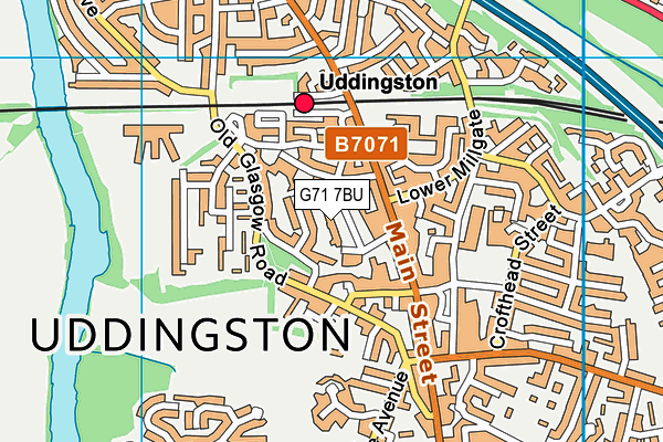 G71 7BU map - OS VectorMap District (Ordnance Survey) G71 7BU map - OS VectorMap District (Ordnance Survey)
