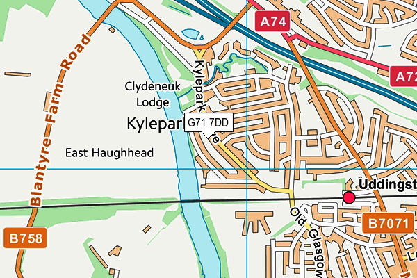 G71 7DD map - OS VectorMap District (Ordnance Survey) G71 7DD map - OS VectorMap District (Ordnance Survey)
