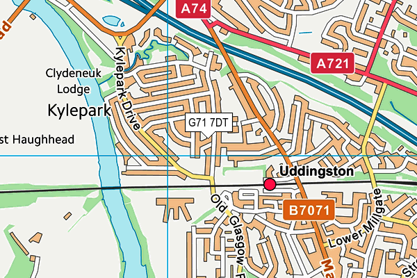 G71 7DT map - OS VectorMap District (Ordnance Survey) G71 7DT map - OS VectorMap District (Ordnance Survey)