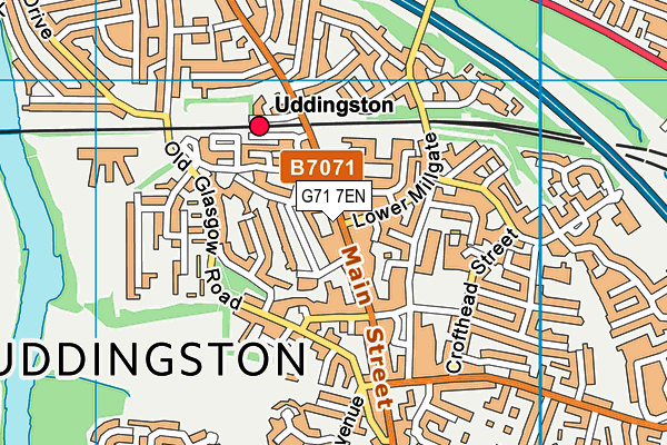G71 7EN map - OS VectorMap District (Ordnance Survey) G71 7EN map - OS VectorMap District (Ordnance Survey)