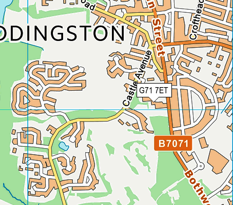 G71 7ET map - OS VectorMap District (Ordnance Survey) G71 7ET map - OS VectorMap District (Ordnance Survey)