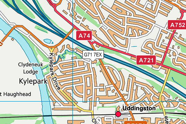 G71 7EX map - OS VectorMap District (Ordnance Survey) G71 7EX map - OS VectorMap District (Ordnance Survey)