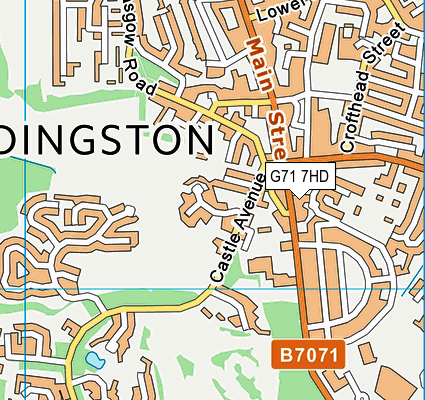 G71 7HD map - OS VectorMap District (Ordnance Survey) G71 7HD map - OS VectorMap District (Ordnance Survey)