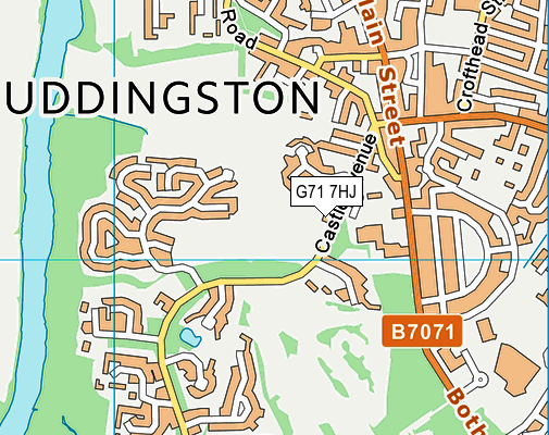 G71 7HJ map - OS VectorMap District (Ordnance Survey) G71 7HJ map - OS VectorMap District (Ordnance Survey)