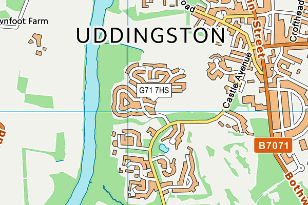 G71 7HS map - OS VectorMap District (Ordnance Survey) G71 7HS map - OS VectorMap District (Ordnance Survey)