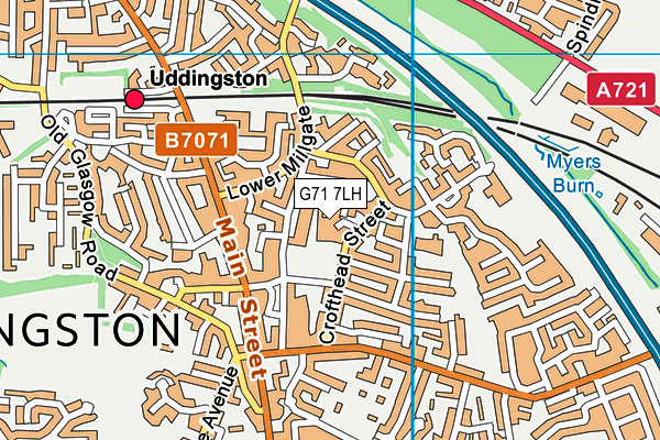 G71 7LH map - OS VectorMap District (Ordnance Survey) G71 7LH map - OS VectorMap District (Ordnance Survey)