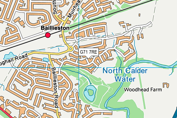 G71 7RE map - OS VectorMap District (Ordnance Survey) G71 7RE map - OS VectorMap District (Ordnance Survey)