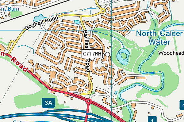 G71 7RH map - OS VectorMap District (Ordnance Survey) G71 7RH map - OS VectorMap District (Ordnance Survey)