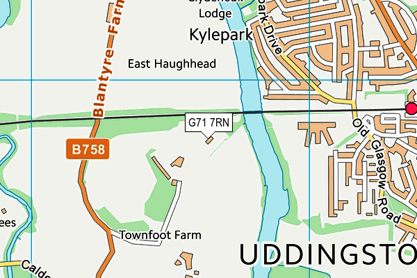 G71 7RN map - OS VectorMap District (Ordnance Survey) G71 7RN map - OS VectorMap District (Ordnance Survey)