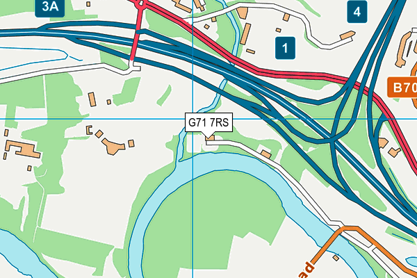 G71 7RS map - OS VectorMap District (Ordnance Survey) G71 7RS map - OS VectorMap District (Ordnance Survey)