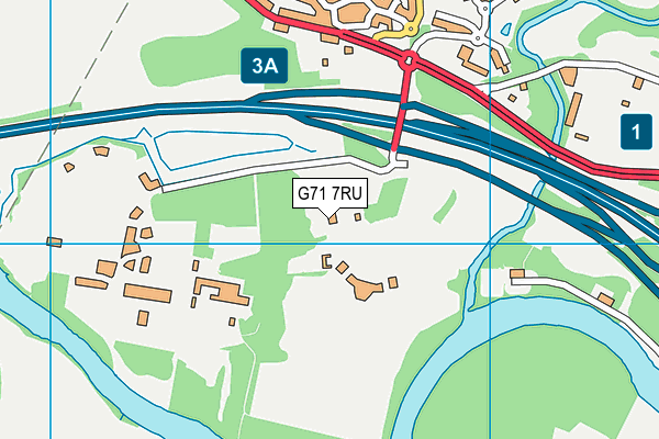 G71 7RU map - OS VectorMap District (Ordnance Survey) G71 7RU map - OS VectorMap District (Ordnance Survey)