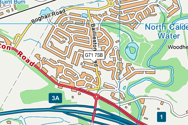 G71 7SB map - OS VectorMap District (Ordnance Survey) G71 7SB map - OS VectorMap District (Ordnance Survey)