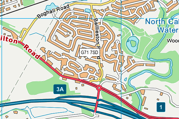 G71 7SD map - OS VectorMap District (Ordnance Survey) G71 7SD map - OS VectorMap District (Ordnance Survey)