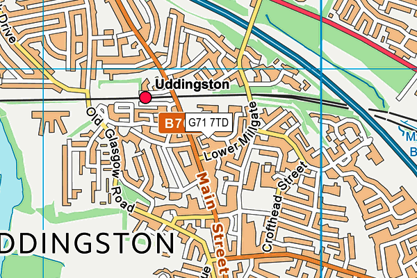 G71 7TD map - OS VectorMap District (Ordnance Survey) G71 7TD map - OS VectorMap District (Ordnance Survey)