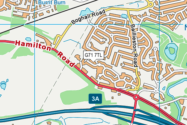 G71 7TL map - OS VectorMap District (Ordnance Survey) G71 7TL map - OS VectorMap District (Ordnance Survey)
