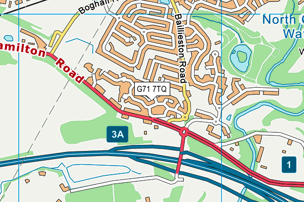 G71 7TQ map - OS VectorMap District (Ordnance Survey) G71 7TQ map - OS VectorMap District (Ordnance Survey)