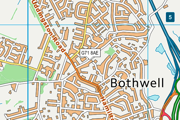 G71 8AE map - OS VectorMap District (Ordnance Survey) G71 8AE map - OS VectorMap District (Ordnance Survey)