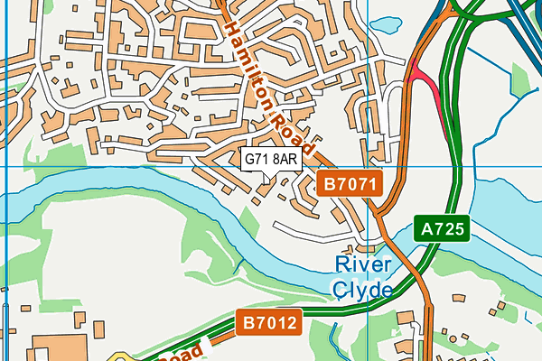G71 8AR map - OS VectorMap District (Ordnance Survey) G71 8AR map - OS VectorMap District (Ordnance Survey)