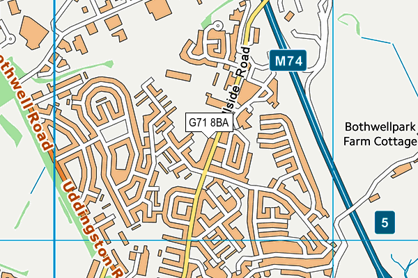 G71 8BA map - OS VectorMap District (Ordnance Survey) G71 8BA map - OS VectorMap District (Ordnance Survey)