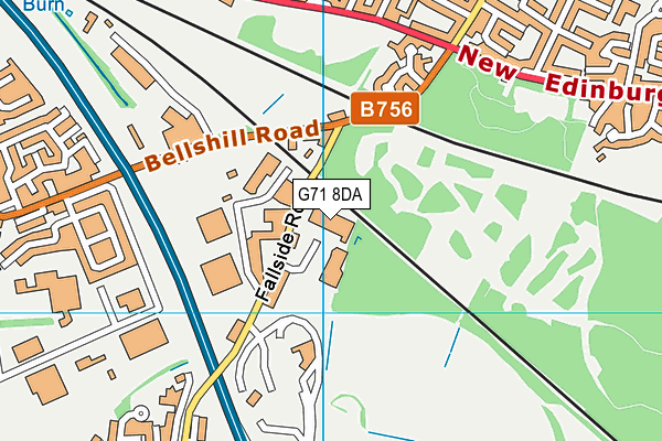 G71 8DA map - OS VectorMap District (Ordnance Survey) G71 8DA map - OS VectorMap District (Ordnance Survey)