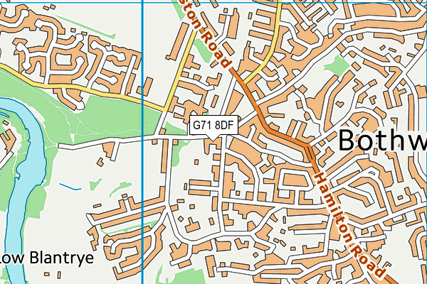 G71 8DF map - OS VectorMap District (Ordnance Survey) G71 8DF map - OS VectorMap District (Ordnance Survey)
