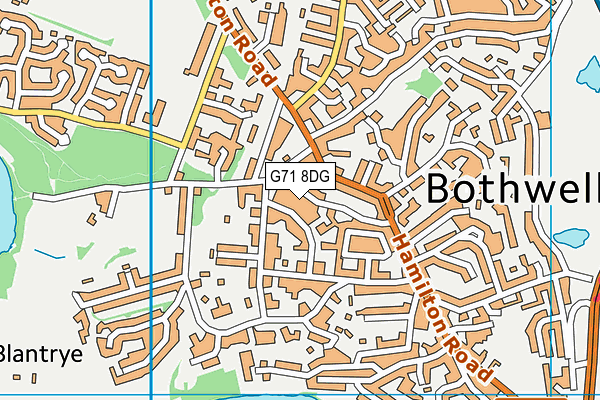 G71 8DG map - OS VectorMap District (Ordnance Survey) G71 8DG map - OS VectorMap District (Ordnance Survey)