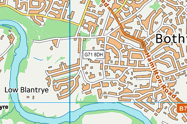G71 8DH map - OS VectorMap District (Ordnance Survey) G71 8DH map - OS VectorMap District (Ordnance Survey)