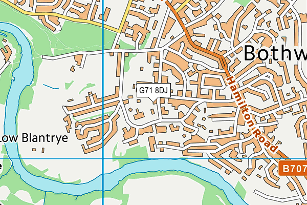 G71 8DJ map - OS VectorMap District (Ordnance Survey) G71 8DJ map - OS VectorMap District (Ordnance Survey)