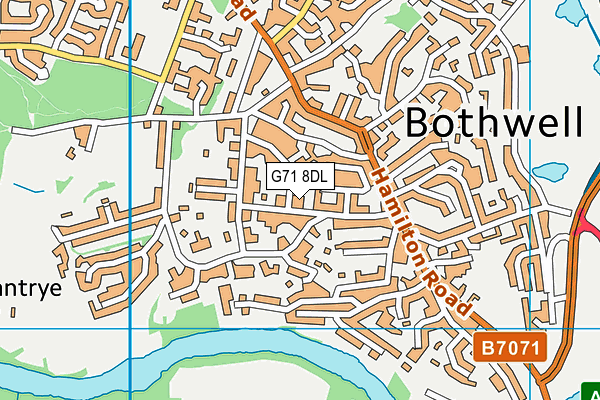 G71 8DL map - OS VectorMap District (Ordnance Survey) G71 8DL map - OS VectorMap District (Ordnance Survey)