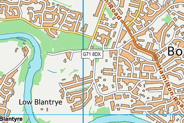 G71 8DX map - OS VectorMap District (Ordnance Survey) G71 8DX map - OS VectorMap District (Ordnance Survey)