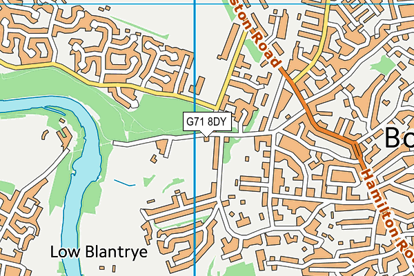 G71 8DY map - OS VectorMap District (Ordnance Survey) G71 8DY map - OS VectorMap District (Ordnance Survey)