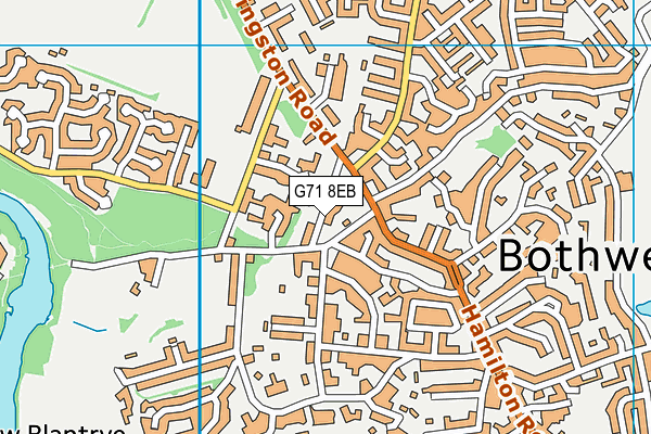 G71 8EB map - OS VectorMap District (Ordnance Survey) G71 8EB map - OS VectorMap District (Ordnance Survey)
